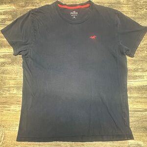 Hollister Blue Short Sleeve T-Shirt - Large